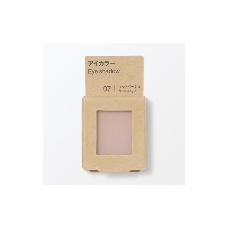 MUJI 84936135 Eye Color, Matte Beige