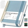 RETTACY Notebook A5 Dotted, Bullet Dot Journal with 100 g/m²