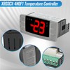 Replacement for Dixell XR03CX-4N0F1 Temperature Controllers, Ideal for 120V 50-60hz
