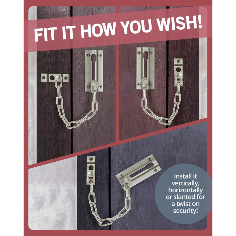 Jack N’ Drill Chain Door Guard with Lock - 2