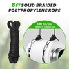 HealSmart 4Pcs 1/8" Kayak Tie Downs Rope Canoe Bow and