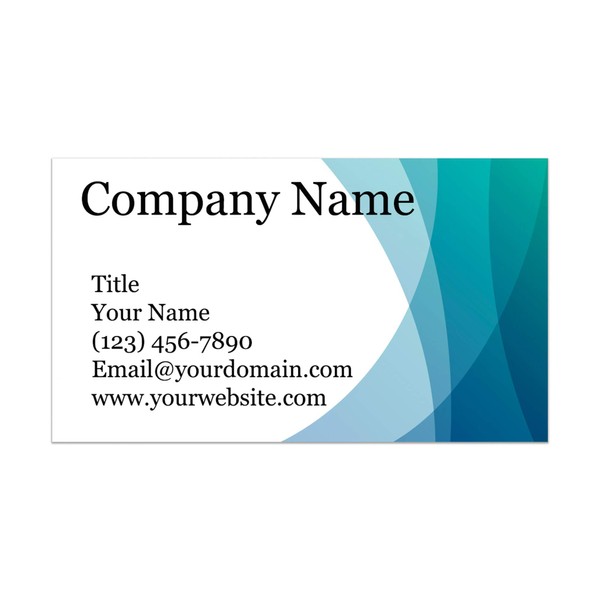 Custom Printed Business Cards - Thick Sturdy Stock - 3.5"