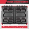 8 Pack Mounting Feet Compatible with Milwaukee Packout System-Mounting Brackets