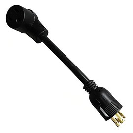 Parkworld 691951 Power Adapter Cord 3-Prong Generator 30A Locking L5-30P Male to Welding 50 AMP 6-50R Female