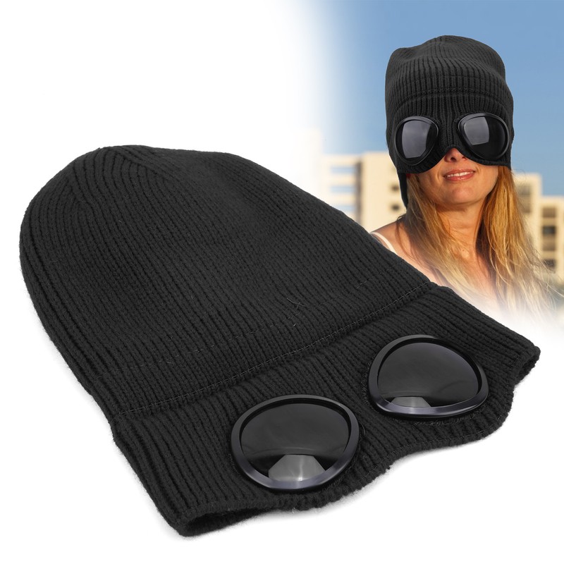 Fashionable Hat Goggles Thermal Warm Autumn Winter Cold Protector Sports