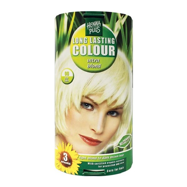 Henna Plus Long Lasting Hair Colour Ultra Blond 140mL