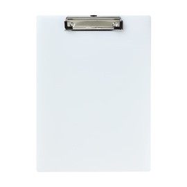 Lihit Lab Binder, Antibacterial Clipboard, Lightweight, A4, Milky White A2990-1
