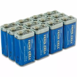 Tens Cell 9 Volt Battery For Smoke Alarm TENS Units Household Devices 12 Pack 9V Batteries