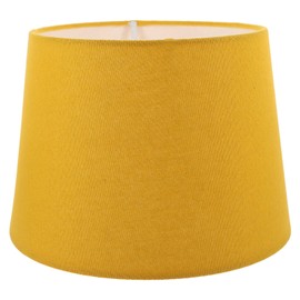 PRETYZOOM Cylinder Lampshade Natural Linen Lampshade E14 E27 Drum Lamp Cover For Table Bedside Floor Lamp Home Decoration Yellow