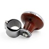 uxcell Brown Crown Pattern Design Steering Wheel Knob Power Handle