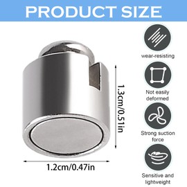 Yuqilin Pack of 2 Bicycle Spokes Magnets, Magnetic Strong Speed Sensor, Bicycle Accessory Holder Sensor, Metal Magnetic Speedometer Sensor, Spoke Magnet for Ebike, Sport, Bike, Mountain Bike