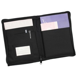 Colexy Multi-purpose Car Document Storage Compartment Organizer Zipper Insurance Record Book Holder Case for Registration of Cards, Licenses, Drivers License