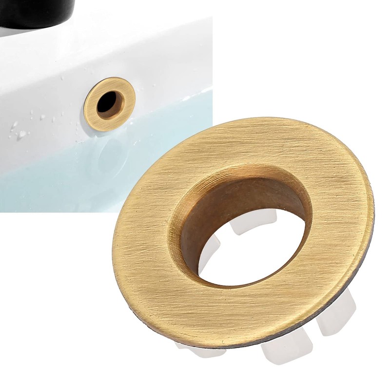Overflow Ring for Sink Brass Round Sink Overflow Rings Decorative