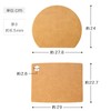 SAYA MAISON Natural Wood Cutting Board, Lightweight, Antibacterial, Dishwasher Safe,