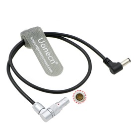 Uonecn Zacuto Kameleon EVF Power Cable Rotatable Right Angle 45 cm