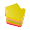 D.RECT Sticky Notes, 1 Pad of 400 Neon Color Arrow
