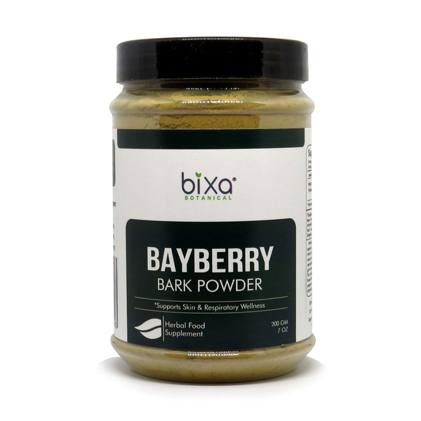 bixa BOTANICAL Bayberry Powder (Myrica esculenta), Supports Respiratiory Tract & Circulatory Health 7 Oz (200g)