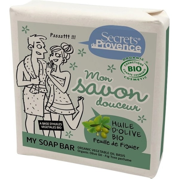 Secrets de Provence Organic Soap with Olive Oil, 100 g