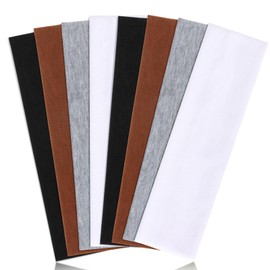 DRESHOW 6cm Wide Headband for Women Men Stretchy Head Band Gym Exercise Yoga Headbands for Women's Hair, Breathable Hair Band for Sweat-Wicking