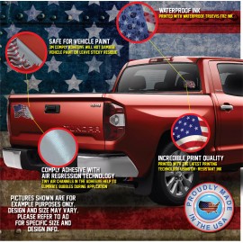 Decals by Haley Puerto Rico Flag Decal Sticker Car Truck Rican Laptop Window Vehicle Auto Glass