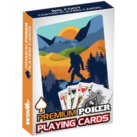 Wilcor Bigfoot Scene Premium Poker Playing Cards Sasquatch 1 Deck