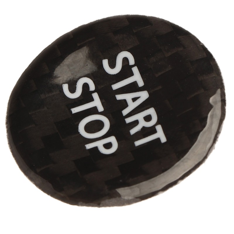 Push Start Button Cover Carbon Fiber Ignition Switch Button Cover