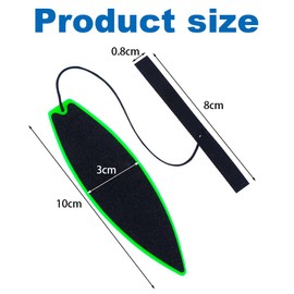 WUSJCOF 5 x Finger Surfboard, Mini Surfboard, for Car in the Wind, for Kids, Teenagers, Adults, Indoor and Outdoor Practice (5 Colours)