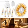 Motion Sensor LED Light Strip for Stairs 16.4FT, Warm White