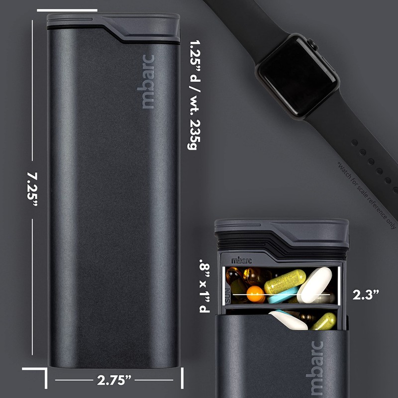 mbarc XL 7 Day Weekly Pill Organizer – Extra Large