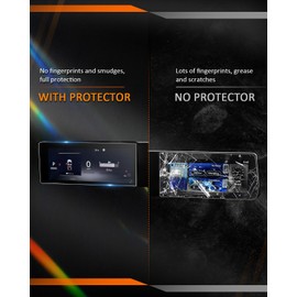 CDEFG (4 piezas para Nissan Kicks 2025 Protector de visualización, visualización táctil de 12.3 pulgadas + grupo de calibre, 2025+ Kicks (SV, SR) Accesorios Split 4 piezas Nano Film