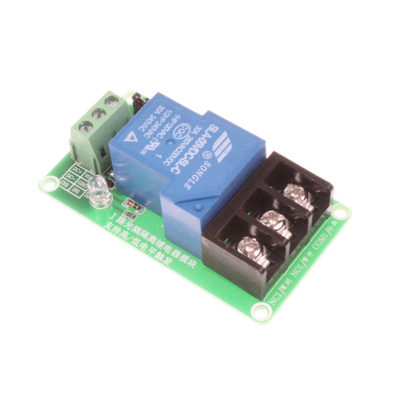 NOYITO 30A 1-Channel Relay Module High Low Level Trigger with