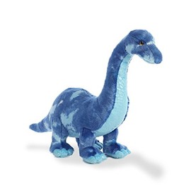 Aurora® Ferocious Dinos & Dragons Brachiosaurus Stuffed Animal - Prehistoric Fun - Cuddly Companions - Blue 15.5 Inches