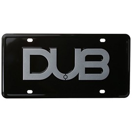 Pilot DUB-040 Aluminum 3D Dub License Plate Frame