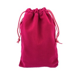 Palmhomee Pack of 24 5x7 Inch Velvet Drawstring Bags Gift Bag Velvet Pouch For Jewelry Wedding and Party Favor (Fuchsia)