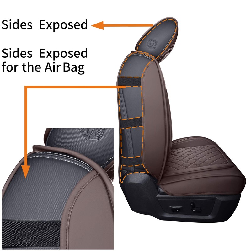 Aierxuan Seat Covers for Dodge Ram Custom Fit 2009-2025 1500