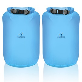 Waterproof Bag - 2 Pieces 10L/20L/40L/70L Dry Bag Set, Lightweight Outdoor Dry Sack Water Sports Bags, Safety Closure, for Kayaking Boat Trips Canoe / Fishing / Swimming (Blue, 20L x 2)