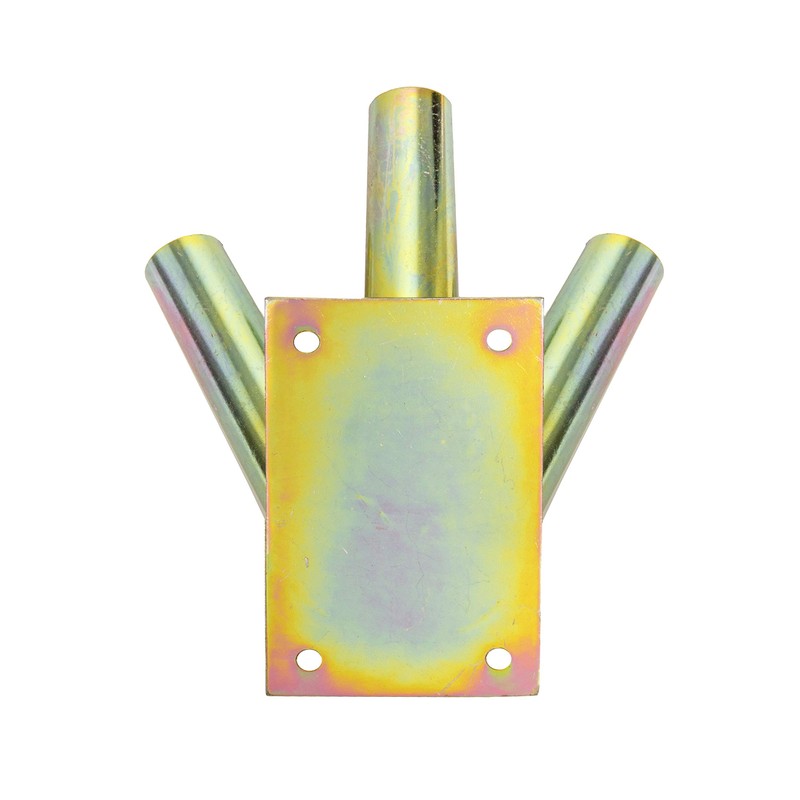 ADGO Flag Holder Screw-On Flag Pole Handle Wall Mount Hot-Dip