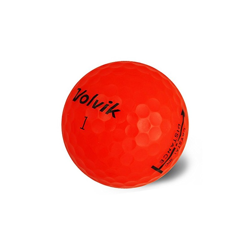 Volvik Crystal Golf Balls - Red