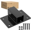 Nilight Bolt on Tractor Bucket 2 inch Towing Receiver 5/8” Pin Hole Class 3 Trailer Hitch 25573LBS
