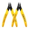 HEHALI 2pcs Micro Flush Cutters, Wire Cutter with Internal Spring,