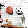 MyGift Juego de 2 Soportes para almacenar balones de Baloncesto,