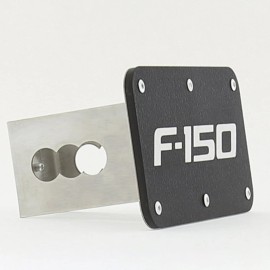 Ford F150 Tow Hitch Cover Rugged (Matte Black)