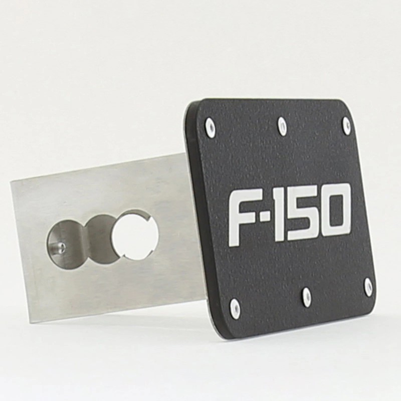 Ford F150 Tow Hitch Cover Rugged (Matte Black)