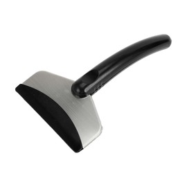 Partuto 1pc 18x11cm Universal Car Ice Scraper - SUV Snow Frost Remover for Car Truck RV Windscreen Side Window Anti Crash Portable - Stainless Steel Black Snow Shoveling Defrost Clearing