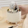 360° Rotating Eyeshadow Brush Organiser Makeup Brush Display Holder with
