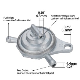 Moped Scooter Fuel Valve Petcock Fuel Line Fuel Filters Clamps Kit for GY6 49cc 50cc 150cc 139QMB 157QMJ Roketa SUNL TaoTao ATV Motorcycle Parts