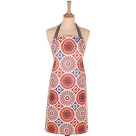 Darjeeling Orange Oilcloth Apron