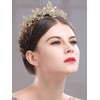 Aukmla Wedding Crowns and Tiaras Baroco Style for Women (Queen