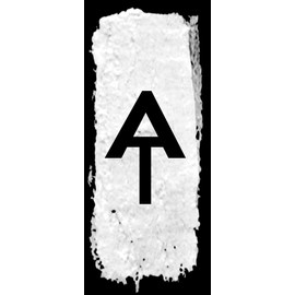 Black Appalachian Trail Vertical Blaze Sticker (at Hiking Arrow Stickers for Cars, Laptop, Back Windows, and RVs (3 x 7 inch)