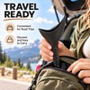 Female Urination Device for Standing Convenience – Black Portable Silicone